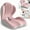 Gray-pink, variant on Ergonomic Memory Foam Seat Cushion with Lumbar Support, Anti-Slip Office & Car Seat Cushion for Long Sitting Comfort