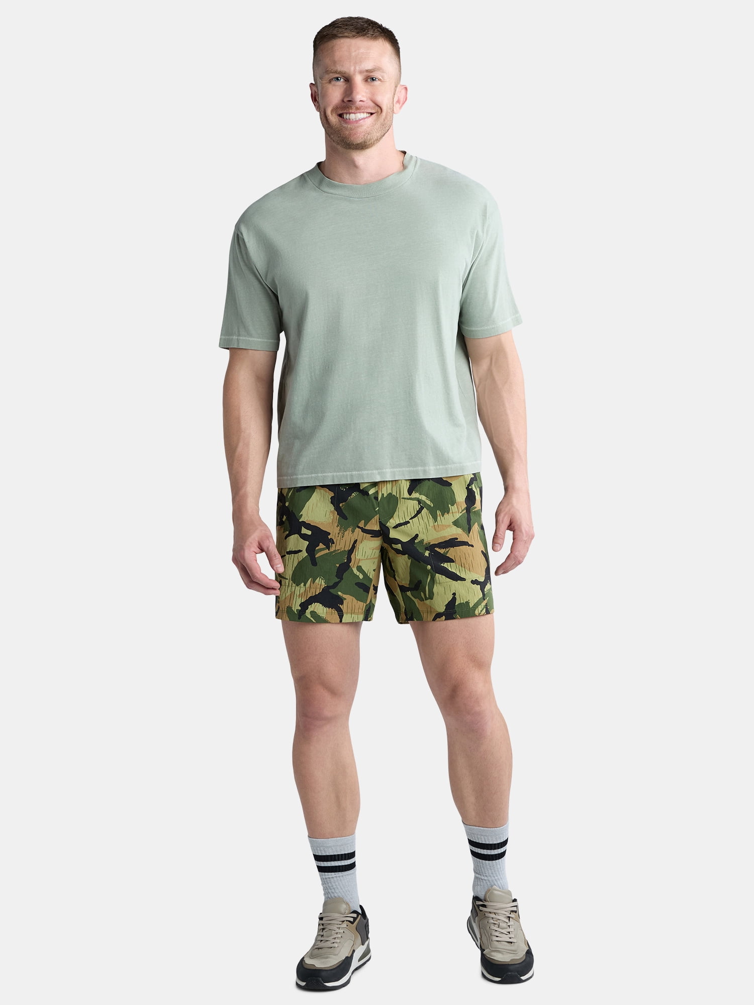 Ozark Trail Men's and Big Men's Amphibious Shorts, 6" Inseam, Sizes S-3XL