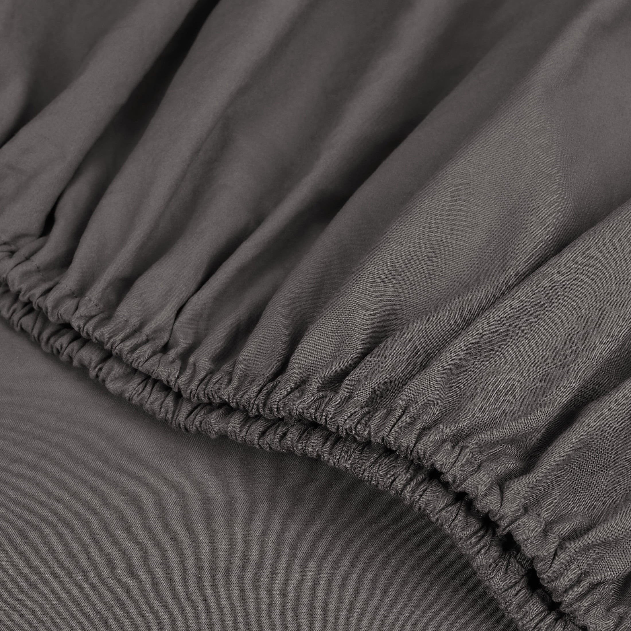 Casual Living Enzyme Comfort Washed 4-Piece Gray Sheet Set, Brushed for softness, Easy Care, Queen - Deep Pocket