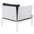 thumbnail image 3 of Harmony Sunbrella Outdoor Patio Aluminum Armchair, 3 of 6