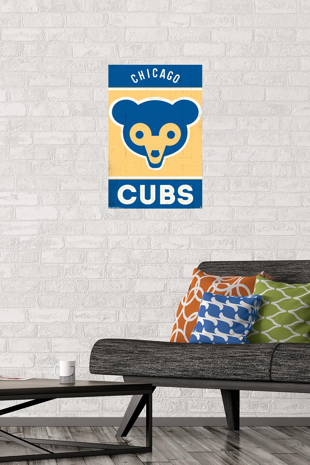 MLB Chicago Cubs - Retro Logo 14 Wall Poster, 14.725" x 22.375"