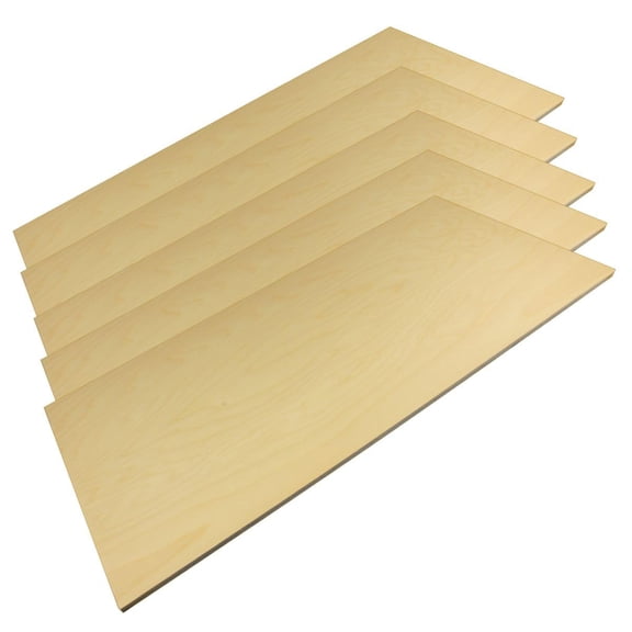 LITKO Baltic Birch Plywood | 6mm 1/4" Thick | 12x24 inches | BB/BB Grade | Laser CNC Woodworking Crafts (5)