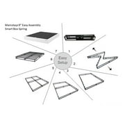 Mainstays 9 in Twin-XL Smart Metal Box Spring, High Profile, Easy Assembly