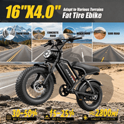 1000W Electric Bike for Teens&adults, UL2849 Certified Fat Tire E-Bike, 25MPH 48V 15.6Ah Mountain Bike , Cool off-Road Electric Bike Gift for Teenage Riders