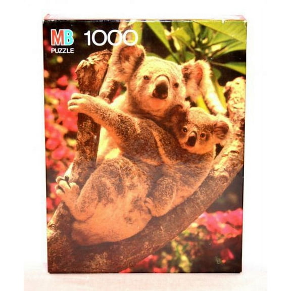 Vintage Milton Bradley Koala Bears 1000 Piece Jigsaw Puzzle