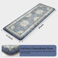 thumbnail image 2 of Kitchen Floor Mats Cushioned Anti Fatigue Rug, Washable Non Slip Kitchen Mats for Floor Standing Desk Mat for Kitchen, Office, Laundry, 17\u201dx47\u201d Blue Waterproof Kitchen Sink Floor Mat, 2 of 6