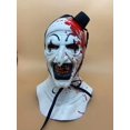 thumbnail image 1 of Disfraz de payaso terrorífico para Halloween, traje de máscaras de látex, disfraz de Horror, Joker malvado, mono de carnaval, vestido de fiesta, 1 of 5