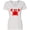 AA-White, variant on Inktastic Cute Red Crab Women's V-Neck T-Shirt