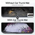 thumbnail image 2 of Universal Car Trunk Mat 37"x54", Halloween Floral Waterproof Cargo Liner, Non-Slip Durability Cargo Mat, Fall Country Spooky Branches Plants Purple All Weather Rear Trunk Protector for Car SUV, 2 of 9