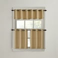 thumbnail image 3 of No. 918 Montego Window Curtain Valance/Kitchen Curtains, Set of 2, 56" x 24" in Taupe, 3 of 6