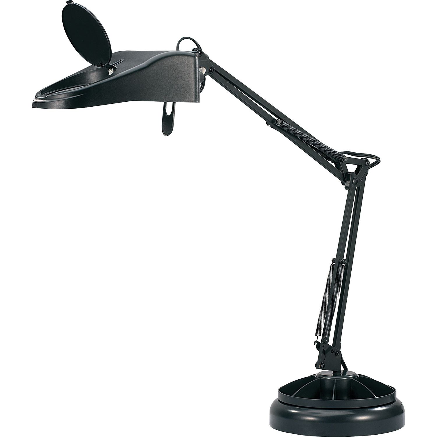 Lorell 10watt LED Architectstyle Magnifier Lamp 24.6" Height, 8.8