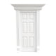 thumbnail image 1 of Juego de simulación de puerta en miniatura 1:12, Mini estilo europeo blanco para juguete educativo, juguete para , muñeca BJD de aprendizaje Sunnimix Miniaturas de casa de muñecas, 1 of 8