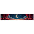 thumbnail image 2 of Romantic Night Sky Banner with Moon Roses Clouds and Heart Decorations for Wedding Party Event Celebration Ceremony Photo Backdrop Wall Hanging, 2 of 5
