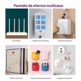 thumbnail image 4 of 10 Pares Ganchos Dobles Adhesivo De Pared Para Baño Oficina, 4 of 8