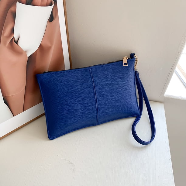 Cartera De Cuero Para Hombres Con Tarjetero Y Soporte Para Teléfono, Bolso De Mano Largo Y Elegante, Ideal Para Negocios, Regalo Para Padre, Hijo, Esposo O Novio, Negro, Classic