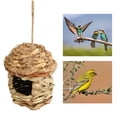 thumbnail image 3 of Casa para pájaros tejida pájaro de hierba decorativo para patio para interior ANGGREK Otros, 3 of 8