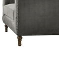 thumbnail image 2 of ACME Sidonia Chair (with 1 Pillow) in Gray Velvet, 2 of 5
