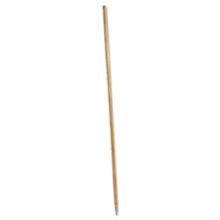

Metal Tip Threaded Hardwood Broom Handle 1-1/8 Diameter By 60 Length