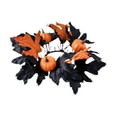 thumbnail image 4 of Corona decorativa de Halloween Strade Fareast Limited calabaza naranja, 4 of 8