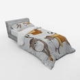thumbnail image 3 of Ambesonne Cartoon Bedding Set 4 Pcs, Kitten Cat in the Box, Queen, Sand Brown Warm Taupe, 3 of 3