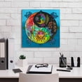thumbnail image 5 of Epic Graffiti 'Yin Yang - Sun and Moon' by Dean Russo, Canvas Wall Art, 18"x18", 5 of 8