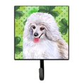 thumbnail image 1 of "Treasures Medium White Poodle St Patrick's Wall Hook, pequeño, multicolor" Caroline's Treasures BB9857SH4, 1 of 1