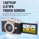 thumbnail image 5 of Herunwer Compact 4K Digital Camera with 16x Digital Zoom, 3-Inch Touch Screen, and 48MP Sensor, 5 of 9