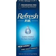 Refresh PM Lubricant Eye Ointment Nighttime Dryness Relief Sterile 0.12oz 1 Pack