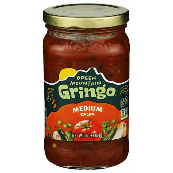 (Pack of 6) Green Mountain Gringo Salsa Medium 16 Oz