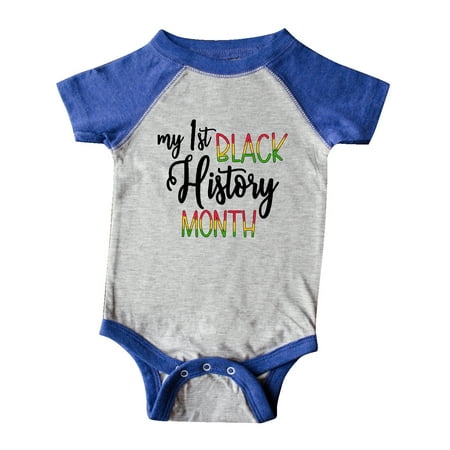 

Inktastic My 1st Black History Month Gift Baby Boy or Baby Girl Bodysuit