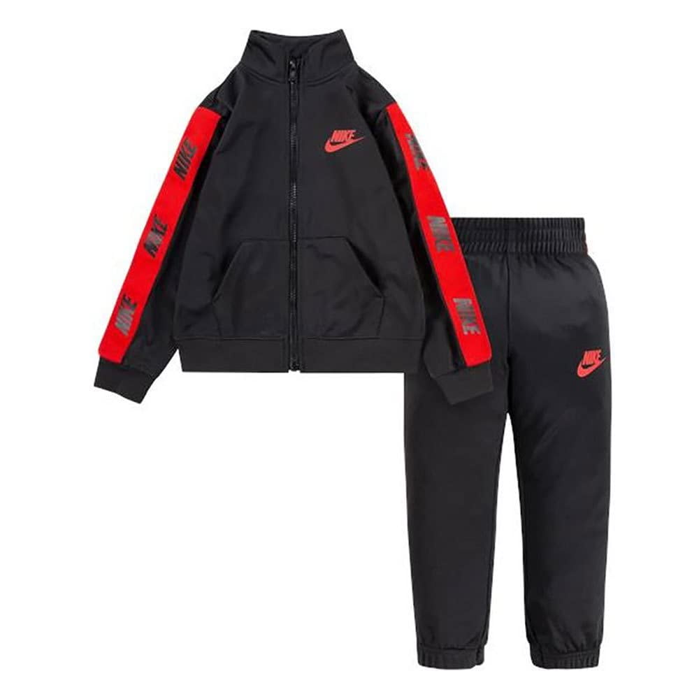 Nike Baby Boys 2 Piece Tracksuit Outfit Black 12 Months
