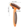 thumbnail image 3 of Dog Rake Brush for Shedding, Blue Deshedding Dog Undercoat Brush, Pet Grooming Shedding Tool for Pet Removal, 3 of 6