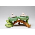 thumbnail image 4 of Ceramic Bird Nest Salt and Pepper Shakers Tealight Candle Holders 5.1", 4 of 4