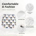 thumbnail image 4 of Balery Coffee To Go Pattern Pantalones cortos deportivos para mujer con forro y dos bolsillos, elásticos, para entrenamiento, gimnasio, yoga-XX-Large, 4 of 7