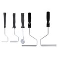 thumbnail image 1 of Fibra De Vidrio 5PCS Rodillos De Laminación De Fibra De Vidrio Kit De Herramientas De Paleta De Burbujas Con Cabezal De Aluminio Para Proyectos Compuestos De Resina De Molde, 1 of 7