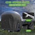 thumbnail image 3 of Funda para carrito de golf KISEER para 4 pasajeros impermeable 420D (negra), 3 of 8