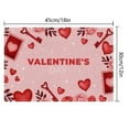 thumbnail image 3 of Valentine's Day Placemats, Red Love Heart Table Mats for Kitchen Dining, Wedding Anniversary Decor, 3 of 6