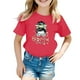 thumbnail image 1 of Playeras Hombre Algodon Camiseta De Manga Corta Holgada Con Cuello Redondo Y Estampado Informal A La Moda Para Niño Y Niña, 1 of 4