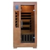 HeatWave 1-2 Person Hemlock Infrared Sauna W/ 5 Carbon Heaters