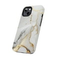 thumbnail image 2 of iPhone Tough Case - White Gold Marble Elegant Luxury High Fashion Accessory, 2 of 6