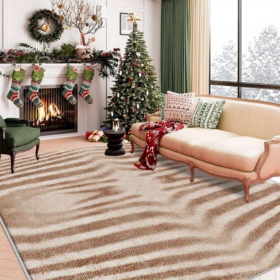 6.5'x10' living room carpet washable carpet for living room aztec area rug boho area rug western area rug