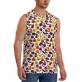 thumbnail image 2 of Fotbe Men's Halloween Pumpkin Print Men's Sleeveless Muscle Tank Tops Casual T-Shirts for Gym Workout Beach-Medium, 2 of 8