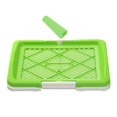 thumbnail image 4 of Bunblic Dog Toilet Anti Splashing Urinal Mesh Grids Keep Clean Removable Dog Potty Tray Dogs Potty Trainer for Bunny Other Pets Rabbit Green, 4 of 8