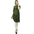 thumbnail image 3 of Bimba Womens Chic Style Cowl Kurti Designer Cotton Kurti Casual Wear Tunic Top, 3 of 9
