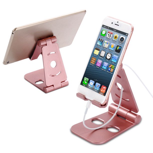 Rinhoo Universal Adjustable Cell Phone Stand Holder Desktop Phone Tablet Bracket Mount Stander