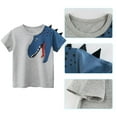 thumbnail image 5 of Toddler Little Boys 2-Pack Short Sleeve Crewneck T-Shirts Top Tee Dinosaur 2-7Y, 5 of 7