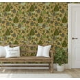 thumbnail image 5 of S4Sassy Peel & Stick Vinyl Wallpaper, Jungle Wall Paper Contact Paper Waterproof- Brown, 25"x360", Removable Asian Style Covering for Home Decor in Bedrooms & Living Areas, 5 of 9