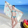 thumbnail image 7 of Cute Bunnies with Wreath Beach Towel 31" x 71", Quick Dry Bath Towel Super Absorbent Lightweight Travel Towel for Beach Yoga Swim Sport Camping Holiday, 7 of 7