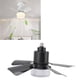 thumbnail image 5 of Ventilador De Techo Con Luz De Ventilador LED Moderno Ligero, Con Control Remoto, Función De Temporizador De Aplicaciones, Operación Tranquila Para El Hogar, Base E26/E27, Ideal, 5 of 7