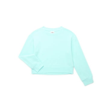 Athletic Works Little and Big Girls Fleece Sweatshirt, Sizes 4-18 & Plus